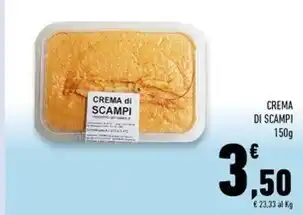 Conad Superstore Crema di scampi offerta
