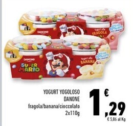 Conad Superstore Danone yogurt yogoloso offerta