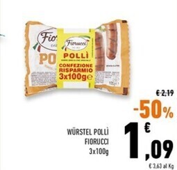 Conad Superstore Fiorucci wurstel polli offerta