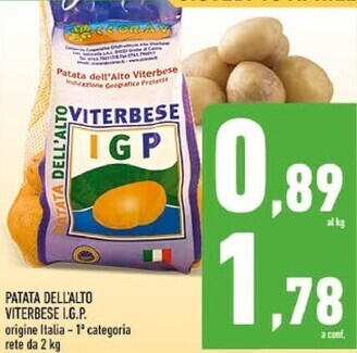 Conad Patata dell'alto viterbese i.g.p offerta