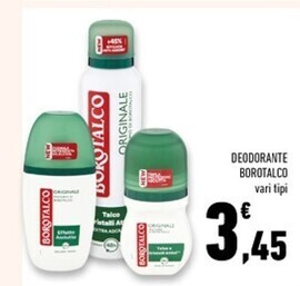 Conad Superstore Borotalco deodorante offerta