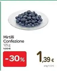 Carrefour Express Mirtilli confezione offerta