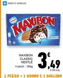 Conad Superstore Nestlè maxibon classic offerta