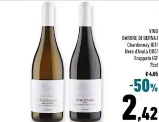 Conad Superstore Barone di bernaj vino offerta
