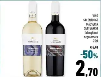 Conad Superstore Masseria settearchi vino salento igt offerta