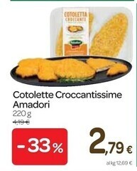 Carrefour Express Amadori cotolette croccantissime offerta