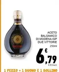 Conad Superstore Due vittorie aceto balsamico di modena igp offerta