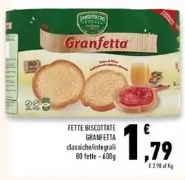 Sansepolcro fette biscottate granfetta