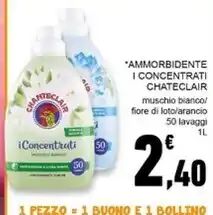 Conad Superstore Chanteclair ammorbidente i concentrati offerta