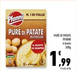 Conad Superstore Pfanni purè di patate offerta