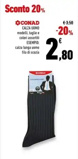 Conad Superstore Conad calza uomo offerta