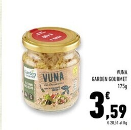 Conad Superstore Garden gourmet vuna offerta