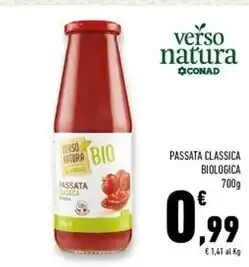 Conad Superstore Passata classica biologica offerta