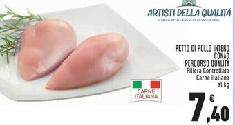 Conad City Conad petto di pollo intero offerta