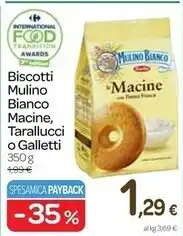 Carrefour Express Mulino bianco biscotti macine offerta