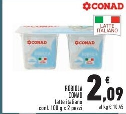 Conad City Conad robiola offerta