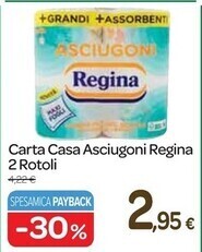 Carrefour Express Regina carta casa asciugoni offerta