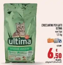 Conad Superstore Ultima croccantini per gatti offerta