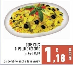 Conad City Cous cous di pollo e verdure offerta