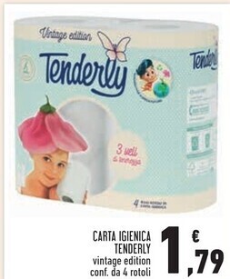 Conad City Tenderly carta igienica offerta