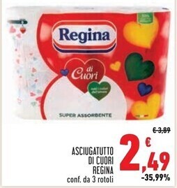 Conad City Regina asciugatutto di cuori offerta