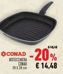 Conad City Conad bistecchiera offerta