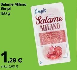 Carrefour Market Simpl salame milano offerta