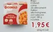 Conad City Conad ragu carne da allevamenti italiani alla bolognese offerta
