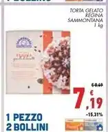 Conad City Sammontana torta gelato regina offerta