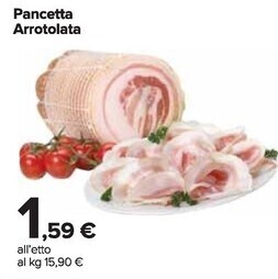 Carrefour Market Pancetta arrotolata offerta