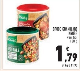 Conad City Knorr brodo granulare offerta