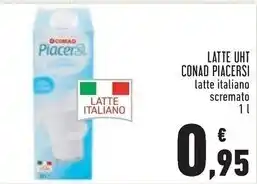 Conad City Conad latte uht piacersi offerta