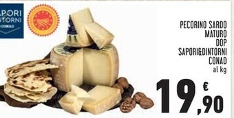 Conad City Conad pecorino sardo maturo dop sapori & dintorni offerta