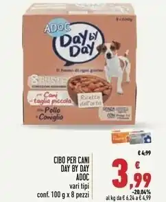 Conad Superstore Adoc cibo per cani day by day offerta