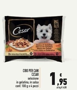 Conad Superstore Cesar cibo per cani offerta