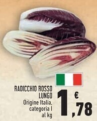 Conad City Radicchio rosso lungo offerta