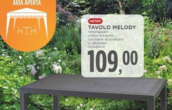 Conad Keter tavolo melody offerta