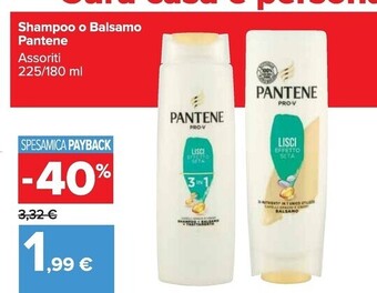 Carrefour Market Pantene shampoo offerta