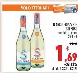 Solegro bianco frizzante