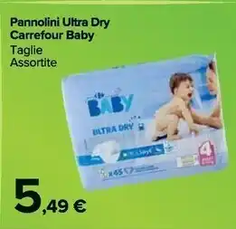 Carrefour Market Carrefour pannolini ultra dry baby offerta