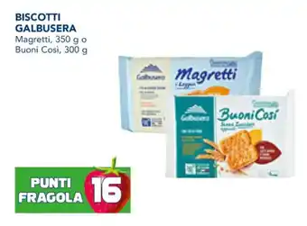 Esselunga Galbusera Biscotti Magretti 350 g offerta