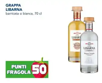 Esselunga Grappa Libarna barricata o bianca 70 cl offerta