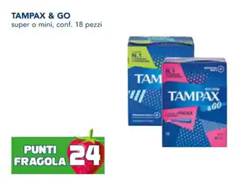 Esselunga Tampax & Go super o mini, conf. 18 pezzi offerta