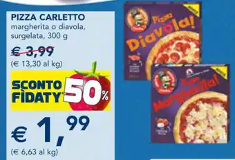 Esselunga Findus Pizza Carletto 300 g offerta