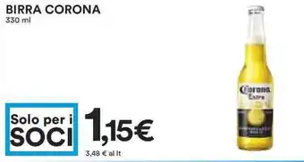 Coop Corona Birra 330 ml offerta