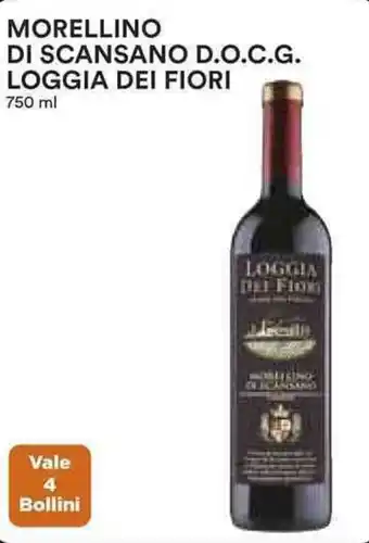 Coop Loggia Dei Fiori Morellino di Scansano D.O.C.G. 750 ml offerta