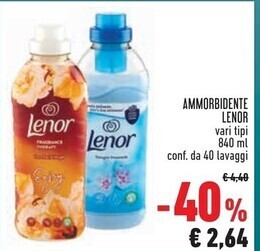 Conad Superstore Lenor ammorbidente offerta