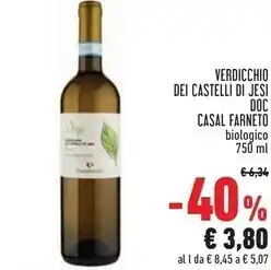 Conad Superstore Casal farneto verdicchio dei castelli di jesi doc offerta