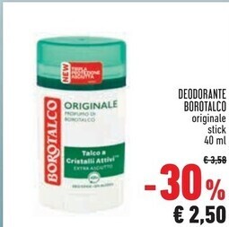 Conad Superstore Borotalco deodorante offerta