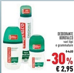 Conad Superstore Borotalco deodorante offerta